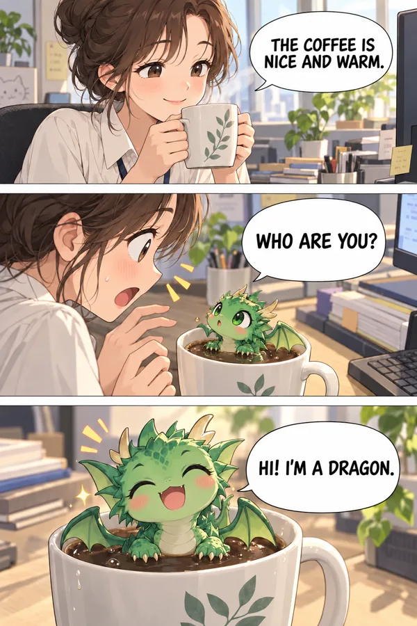 Korean webtoon → English — Translated page
